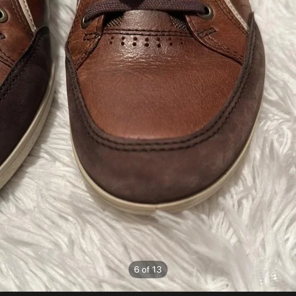 Ecco | brown enrico retro shoes | size 41 M 7.5 in excellent used condition - Picture 4 of 10